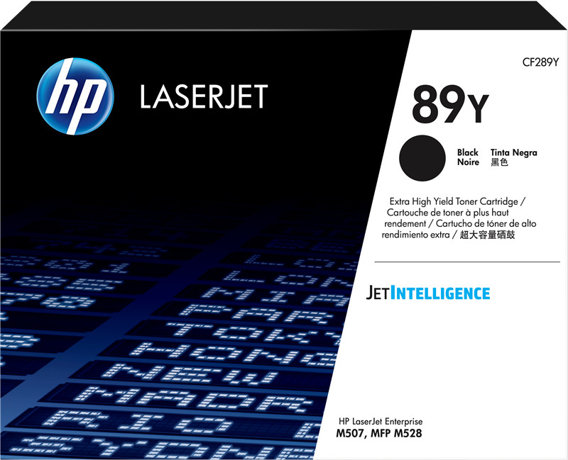 Toner HP 89Y CF289Y noir pour eviter les pannes de cartouche en pleine facturation