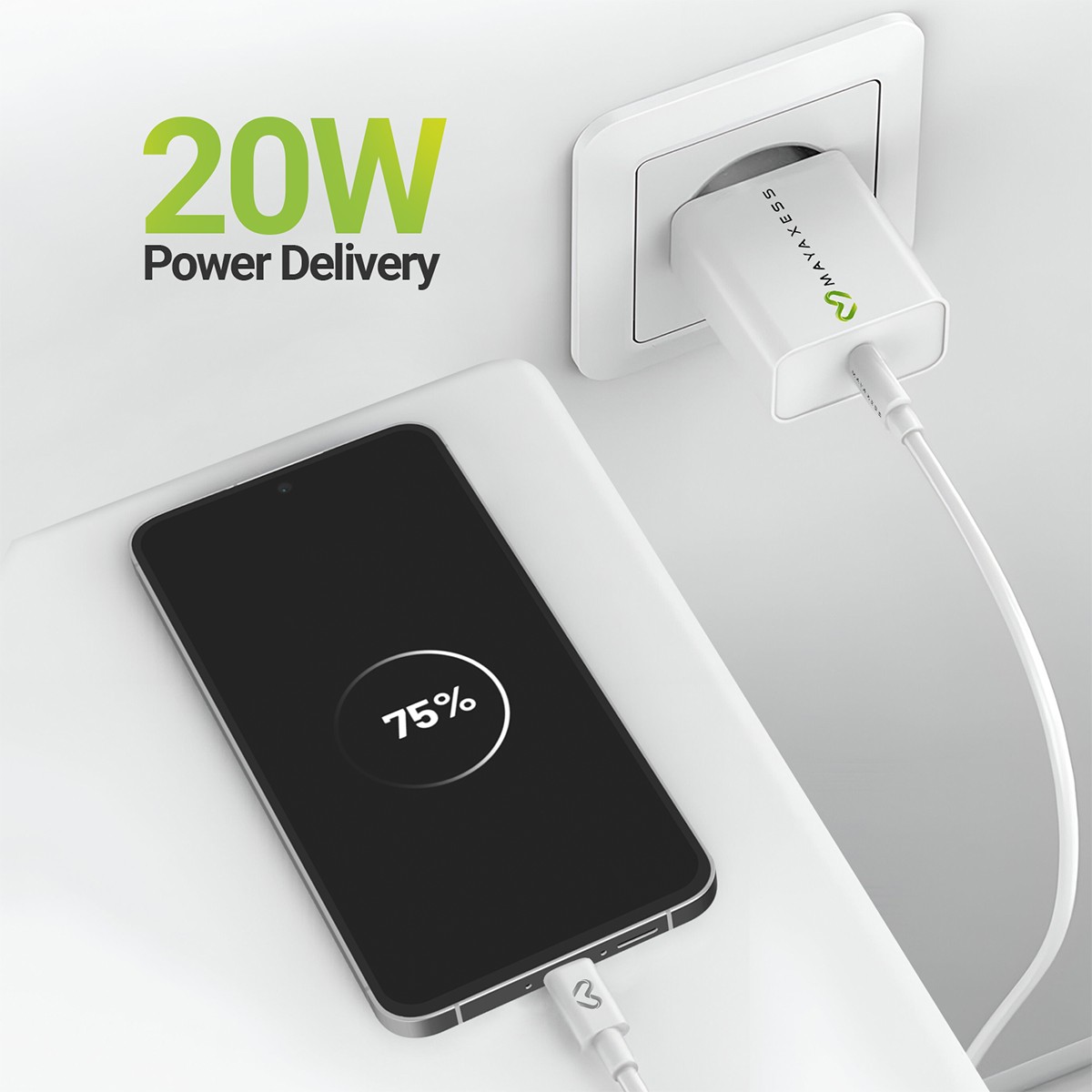 Câble USB-C 1m et chargeur Galaxy S24 FE idéal pour le bureau et la maison - 2