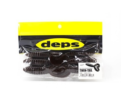 Deps Soft K�der Death Adder Grab Twin Tail 4.5 Zoll 6 per pack 28 (0285)