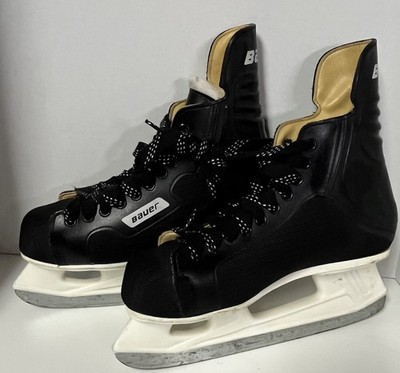 Bauer Charger Hockey Skates DD J 8 94 Black Made In Canada