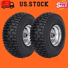 15x6.00-6 Lawn Mower Front Tire & Wheel for John Deere, Craftsman, Husqvarna