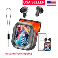 NE20 Bluetooth V6.0 Wireless Earbuds – AI Translator, LCD Touch, HD Stereo,