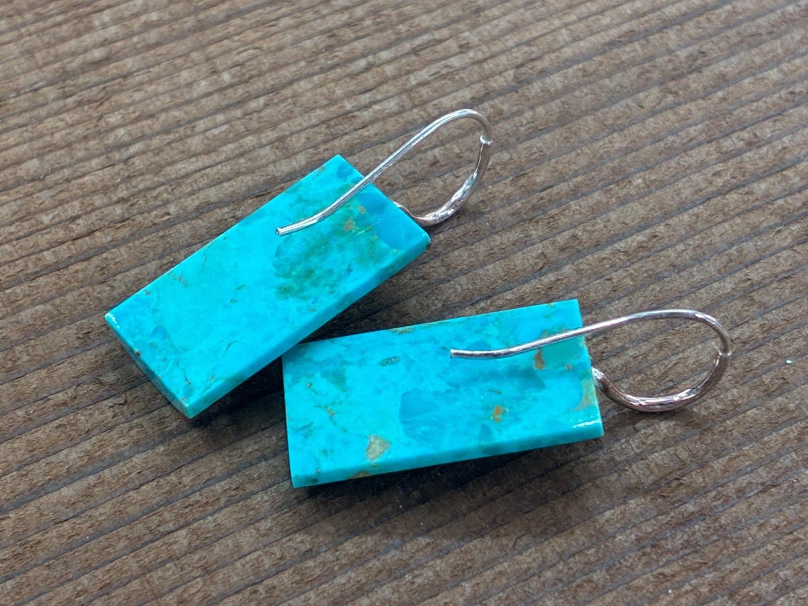 Jay King DTR Turquoise Rectangular Curved Dangle … - image 7
