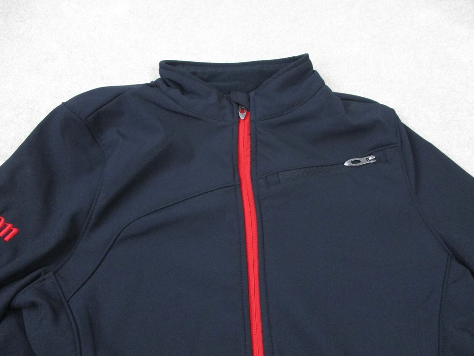 Chaqueta Spyder Mujer Mediana Negra Roja Suave Shell Exterior Esquí Damas Foto 3 de 4