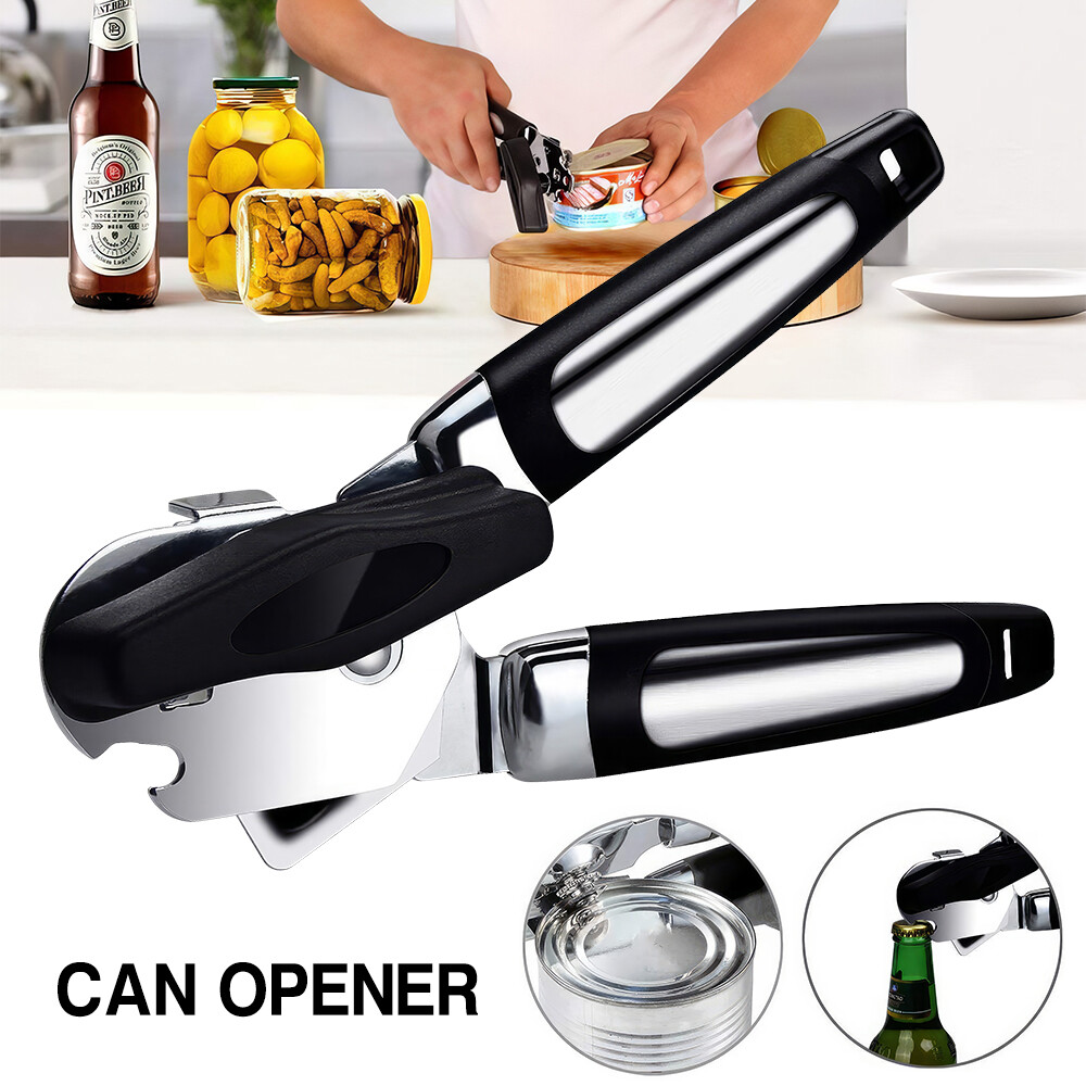 3in1 Can Bottle Opener Classic Stainless Steel Manual Heavy Duty Can Opener AU eBay