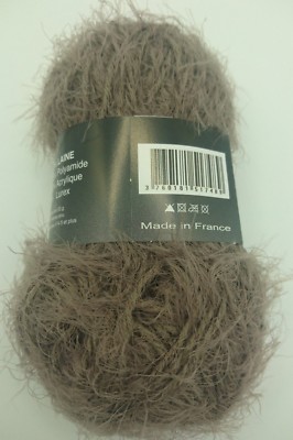 Lot De 7 Pelotes De Laine Poilue Couleur Taupe - Aiguilles N°5 - Pour Tricot, Crochet, Projets Bébé