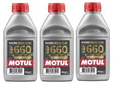 Motul DOT4 RBF 660 FACTORY LINE 1.5L FullySynthetic Racing Brake Fluid 3 x 0.5L