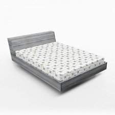 Image of Panda Fitted Sheet Bamboo Branches with Heads