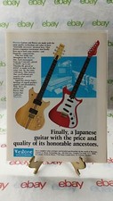 WESTONE GUITARS THUNDER 1 CONCORD GUITAR 1982 PRINT AD  11 X 8.5