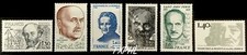 France #YT2095-YT2100 MH 1980 Monnet Mennais Mistral Perse Riqvet [B523-B528]