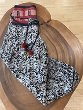 Boho Style Women  s Pants With Pocket. Multicolor. Lightweight. Medium Size.