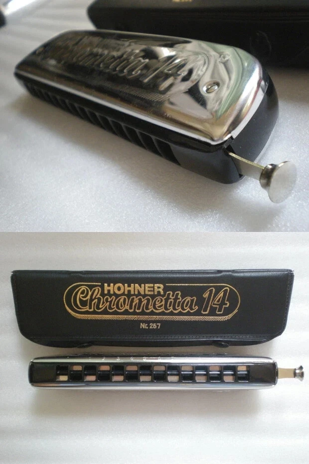 HOHNER 257 Regular 14-hole Chromatic Harmonica German Brand from Taiwan - Image 3 of 4