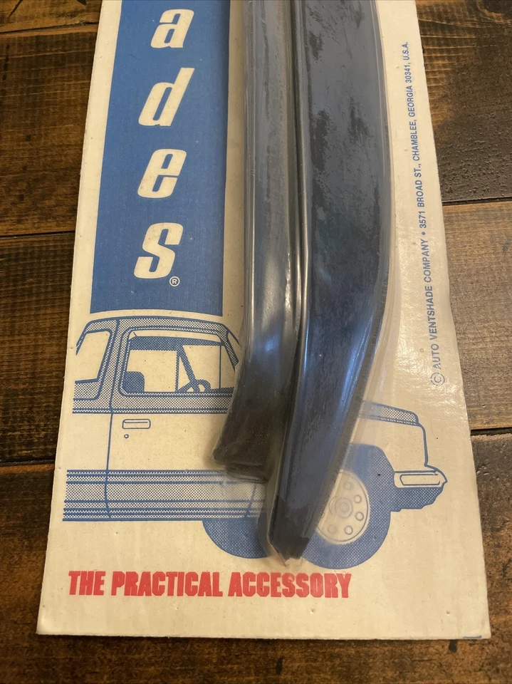 Protectores de lluvia 2 piezas ventana ventilación visera pantalla para camioneta Ford Aerostar 85-87 NOS negro Foto 3 de 4