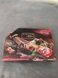disney pixar cars smokey's tractor challenge playset