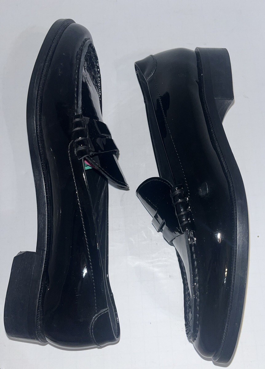 Koio “Brera” Leather Loafer Size 40 Black Patent NEW | eBay