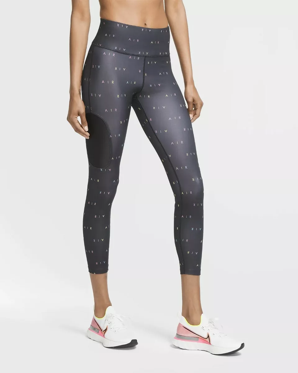 Nike leggings in black with swoosh print