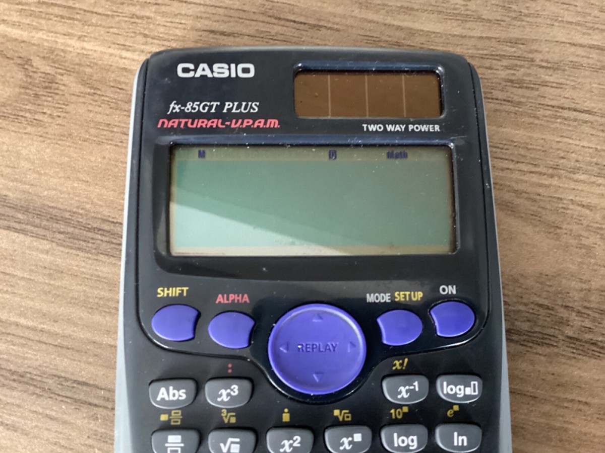 CASIO FX-83GT PLUS SCIENTIFIC CALCULATOR, Working, Used With Case Working