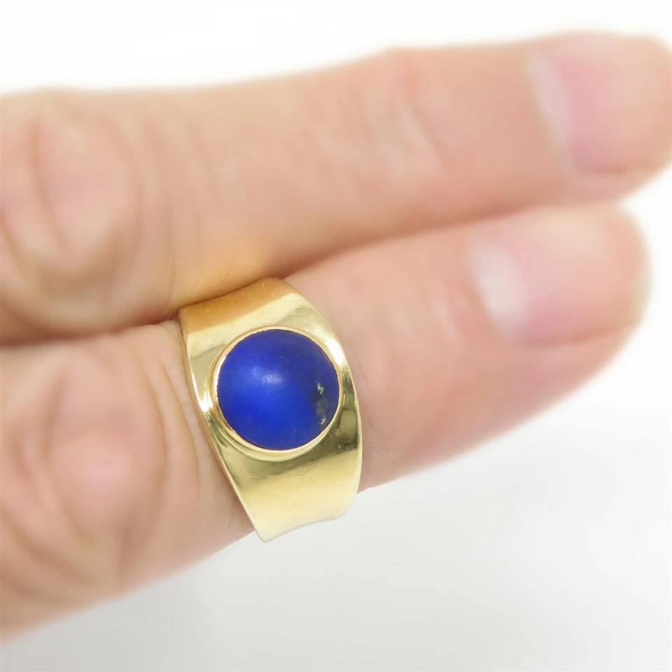 Anillo NYJEWEL Georg Jensen Oro Amarillo 18k Lapislázuli Natural Foto 4 de 4
