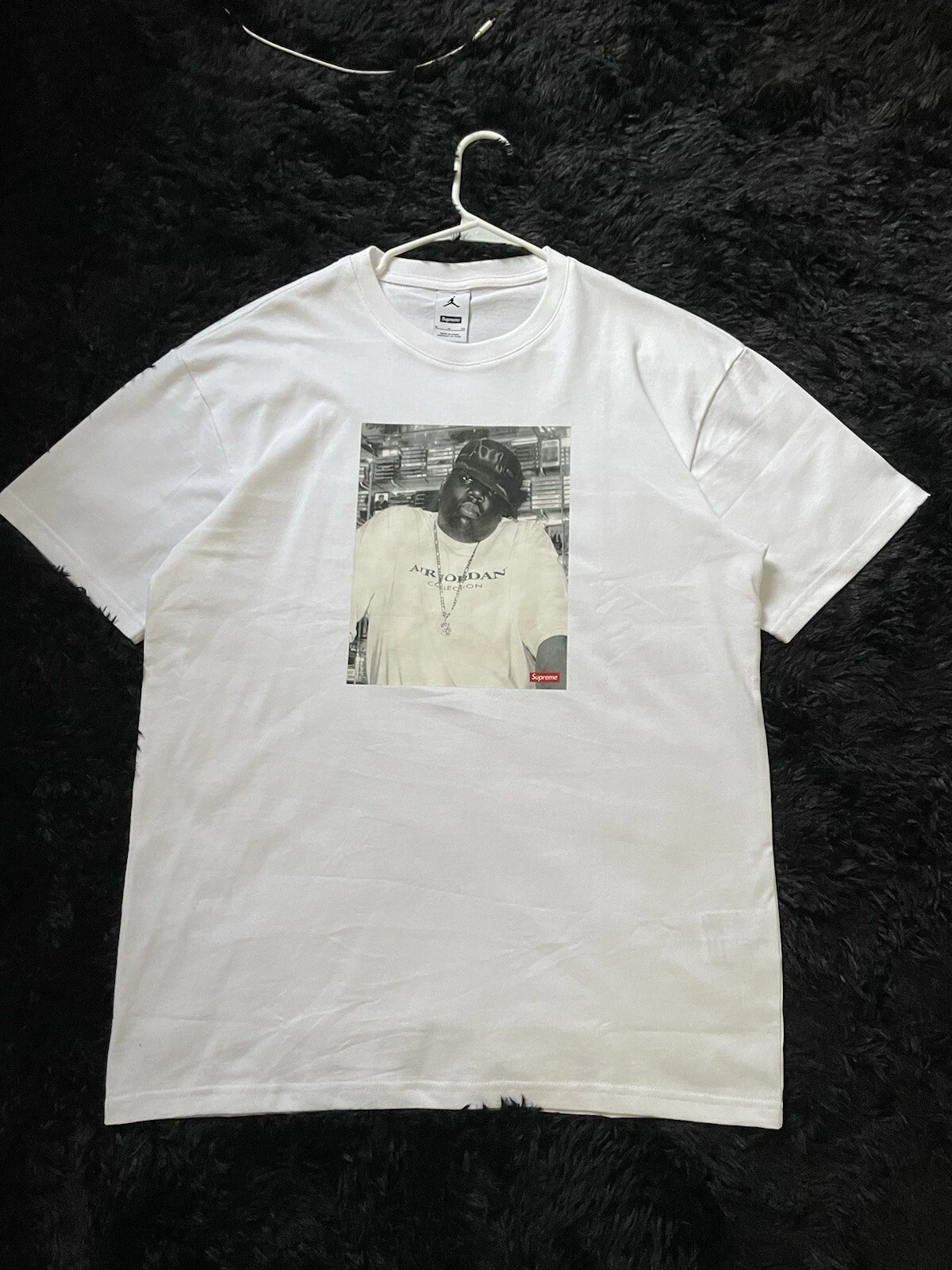 Tee shirt Supreme Jordan Biggie taille M, blanc FW24 Supreme New York