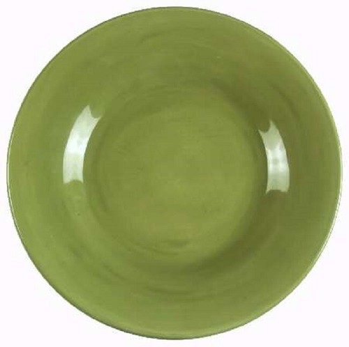 Set of 2 ~Pottery Barn SAUSALITO SAGE GREEN 10" Rimmed Pasta, Soup or Salad Bowl - Picture 2 of 6