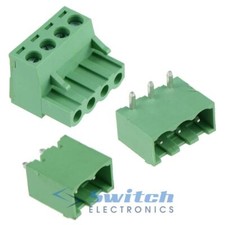 5.08mm Plug In Pluggable Terminal Block & Closed Open Headers Connector