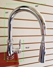 Luxury Home Steel Pull-Out Spray 360 Degree Swivel Spout Kitchen Faucet Chrome