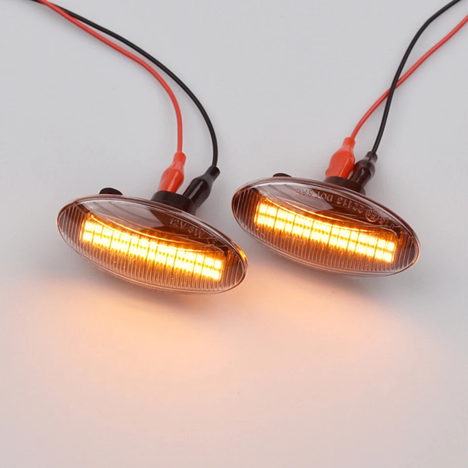 2X For 2013-2020 Suzuki SX4 S-Cross GL  Dynamic Flowing LED Side Marker Light - Image 3 of 4