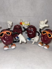 Vintage 1988 Calrab Applause Wind Up Walking California Raisins Lot of 4