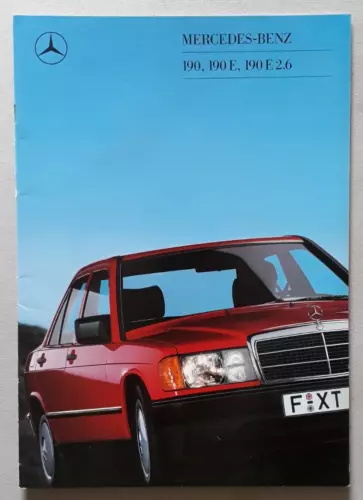 Mercedes Benz 190 Prospekt 1988 - 2.0 E 2.6