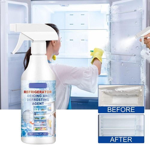 Freezer Defrosting Deicing Spray,De-Icer For Refrigerator Buildup Defroster J2P2