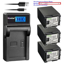 Kastar Battery LCD Charger for Canon BP-827 CG-800 Canon VIXIA HF S10 Camcorder