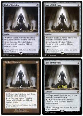 MTG C19 C21 BRO BRR CMM Idol of Oblivion MINT (SELECT)