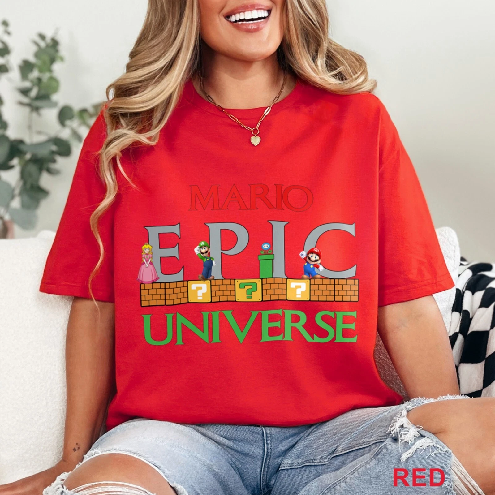 Universal Studios Epic Mario Shirt, Universal Epic Universe Shirt