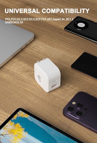 Cargador Adaptador Rápido De 45W USB-C PD Para iPhone 15 14 13 12 Pro Max - Imagen 8 de 25