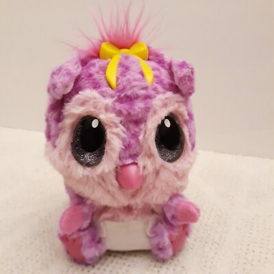 Hatchimals Purple/Pink Animated Babling Plush Toy 6.25'' x 4''