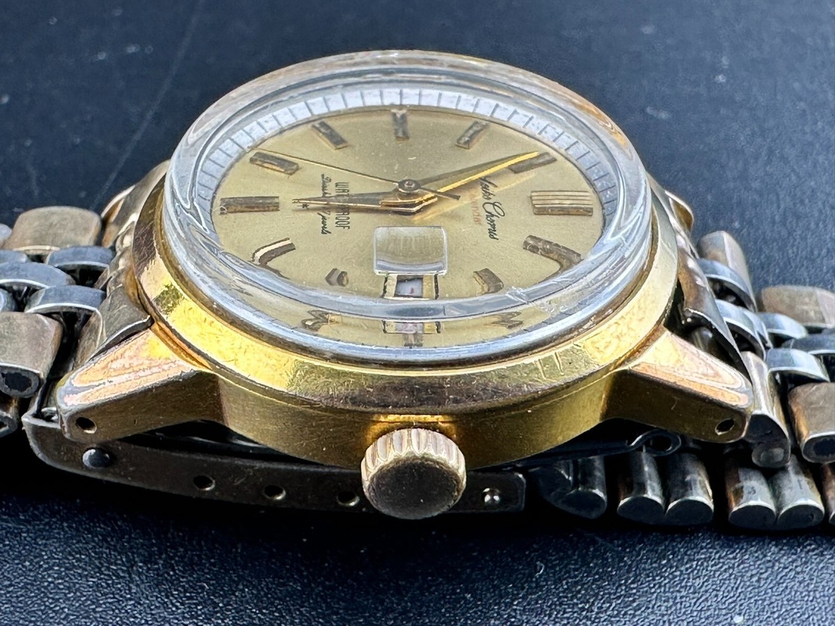 1964 Seiko Chorus Calendar Ladies Manual Wind Date Two-Tone 27mm