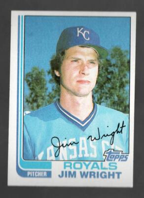 1982 Topps Jim Wright Kansas City Royals #362 Excellent