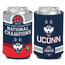 2024 National Champions UConn Huskies 12oz Double Sided Koozie