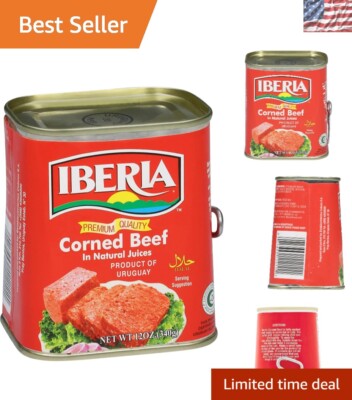 12 oz  Corned Beef, Halal Certified - Perfect for Sandwiches & Breakfast