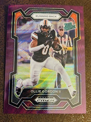 2024 Prizm Draft Picks Ollie Gordon II Purple Wave Rated Prospect