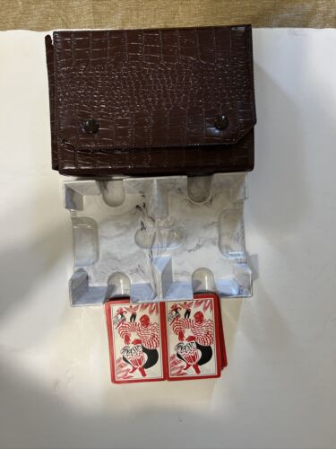 Vintage Canasta", Playing Cards  108 card With Card Holder And A Case