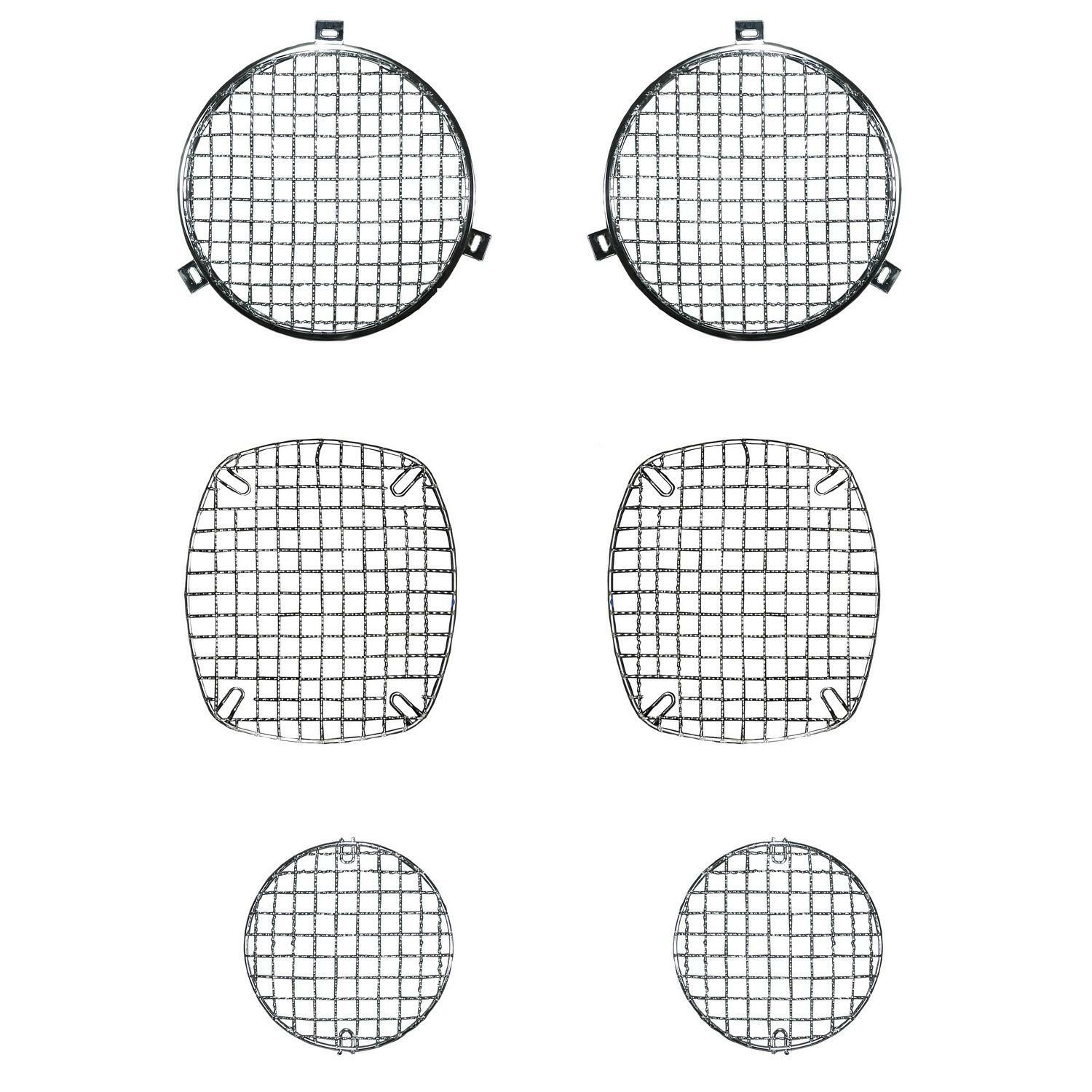 Protection Phare Jeep CJ Inox Évite les Bris de Glace 1972-1986