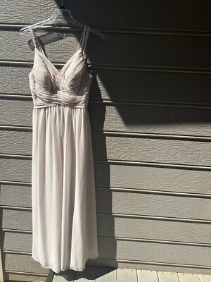 AZAZIE Blush Bridesmaid Dress Size XS Nude Maxi Long | eBay AZAZIE Blush Bridesmaid Dress Size XS Nude Maxi Long | eBay