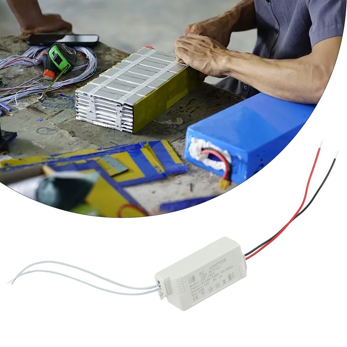NSIXSURIM LED Lighting Transformer – 20-60W, AC 220V To AC 12V Driver For Halogen & LED Strip Lights, Low Voltage Power Supply