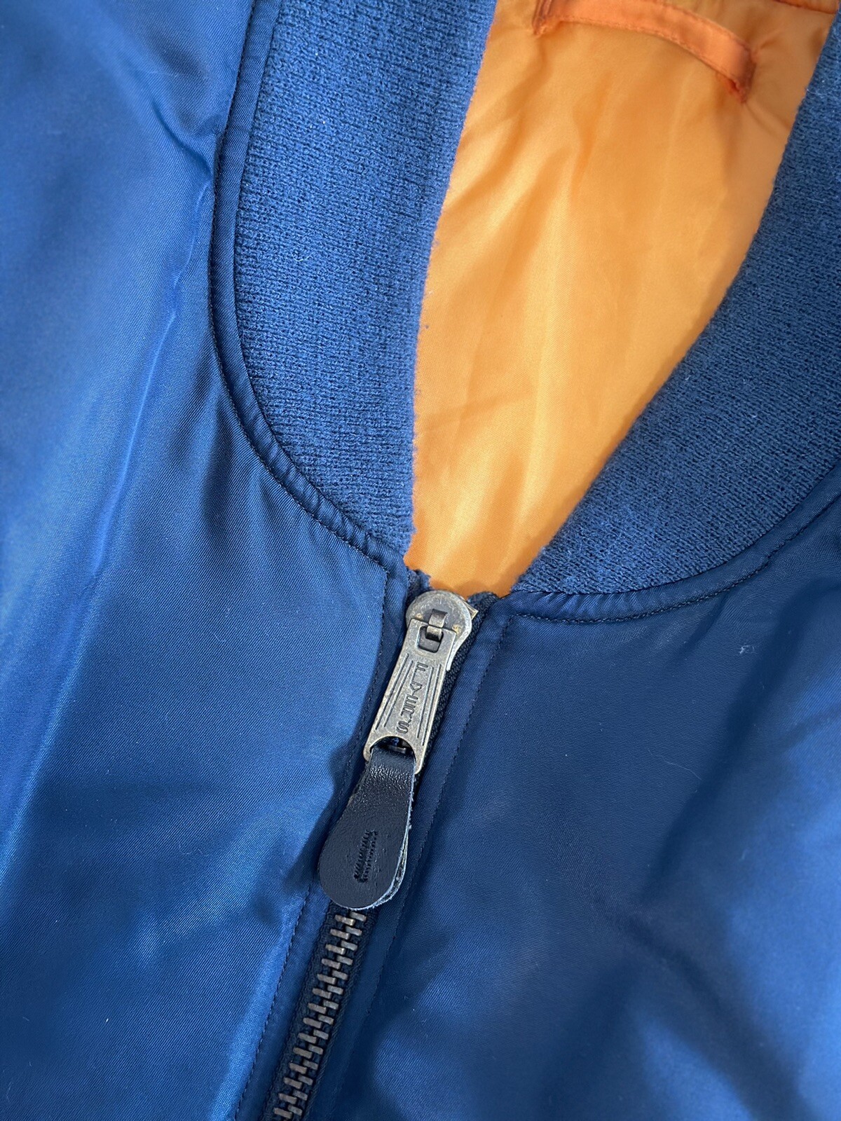 Rare Vintage MA-1 Reversible Bomber Jacket for Men, Size M image 6