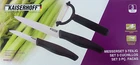 Kaiserhoff Ceramic Knife Set 3-PIECE (Paring Knife, Utility Knife and Peeler)