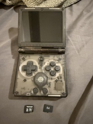 Anbernic RG35XX SP Transparent Black - Used with 64GB SD card