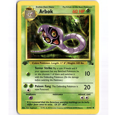 arbok pokemon card value - ex 185/165 - Pokemon 151 -Full Art - Ultra Rare Darkness Fang 70 REVERSE HOLO Arbok 101/162 NM
