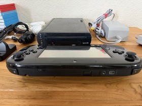 Nintendo Wii U Deluxe Console GamePad Charging Base Motion Plus Remotes RVL-036