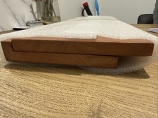 Floating Wall Shelf Brown Wood Effect Wall Mounted Display Shelf
